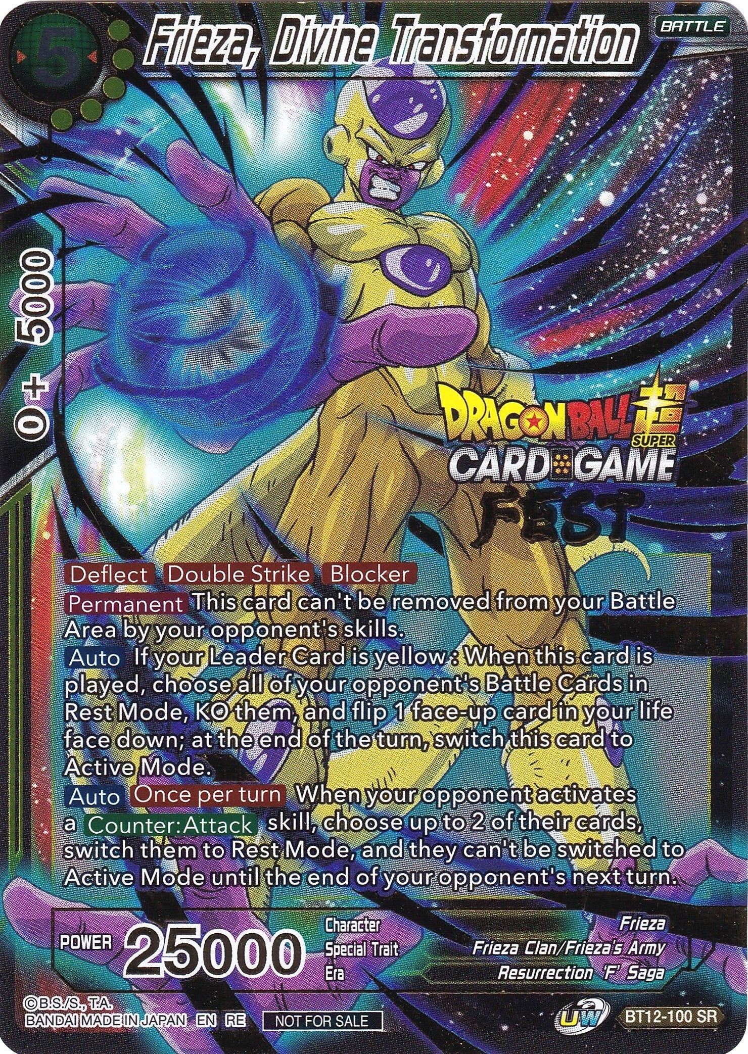 Frieza, Divine Transformation (Card Game Fest 2022)