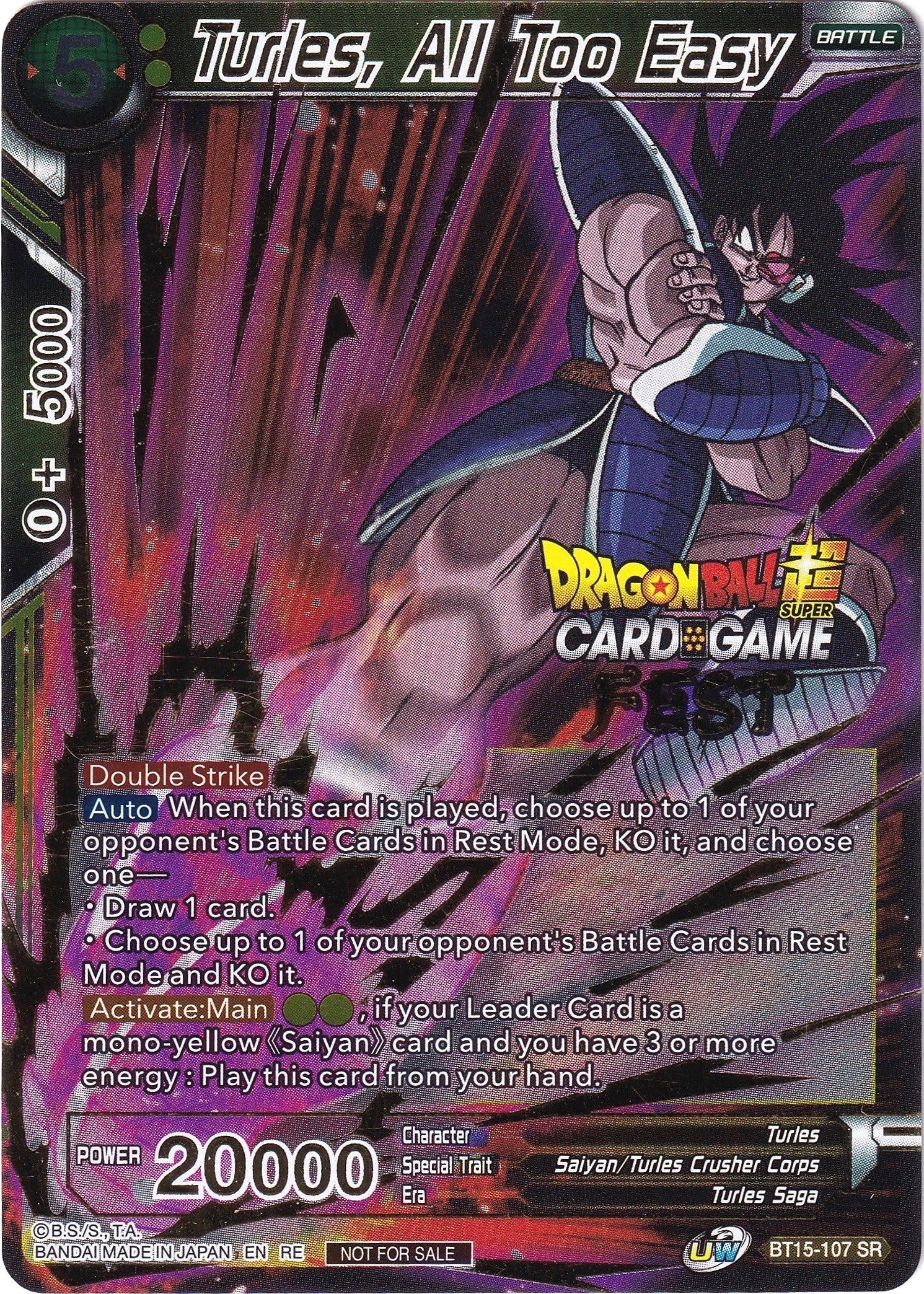 Turles, All Too Easy (Card Game Fest 2022)