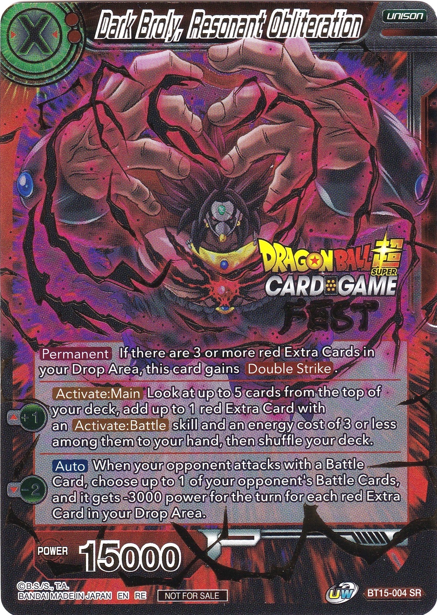 Dark Broly, Resonant Obliteration (Card Game Fest 2022)