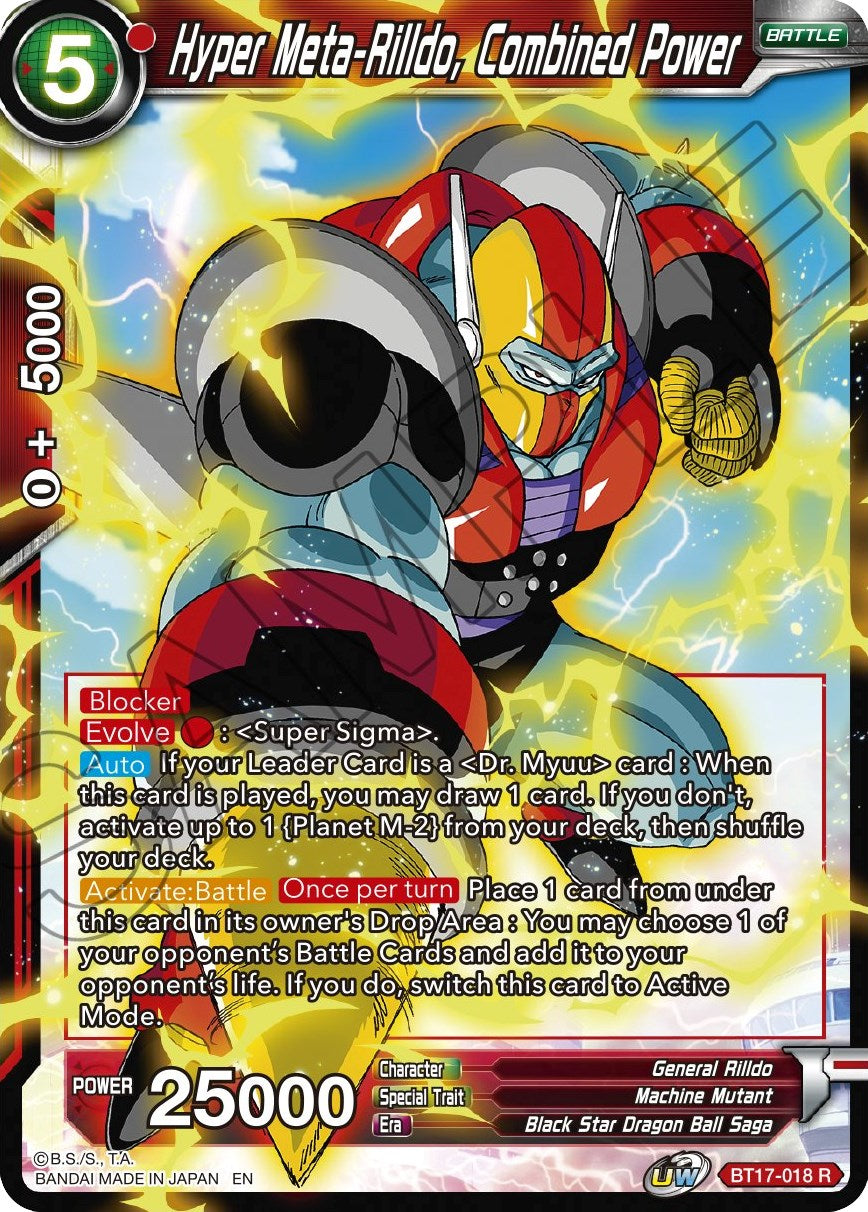 Hyper Meta-Rilldo, Combined Power