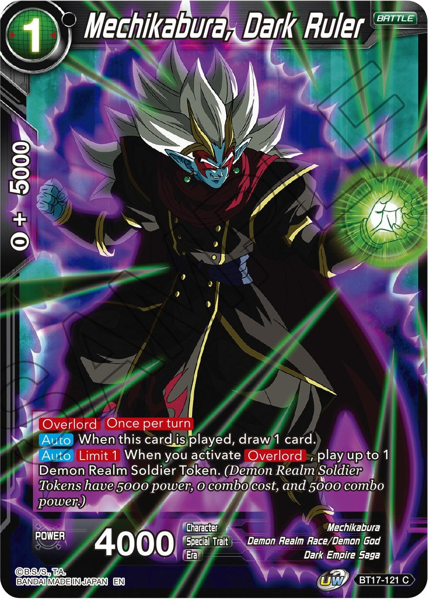 Mechikabura, Dark Ruler