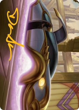 Mysterious Limousine Art Card (Gold-Stamped Signature)