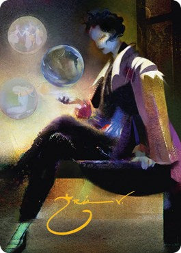 Obscura Interceptor Art Card (Gold-Stamped Signature)