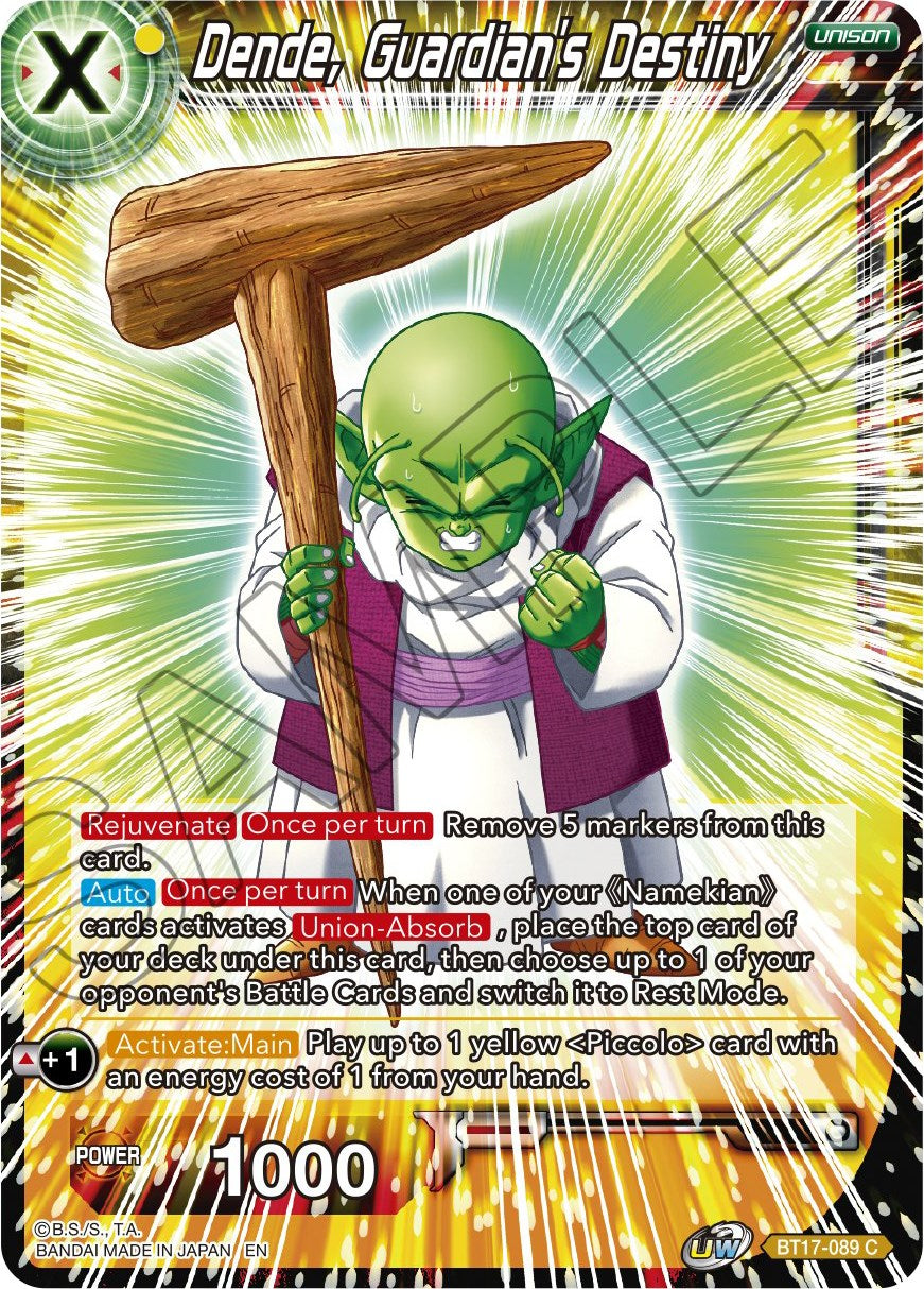 Dende, Guardian's Destiny