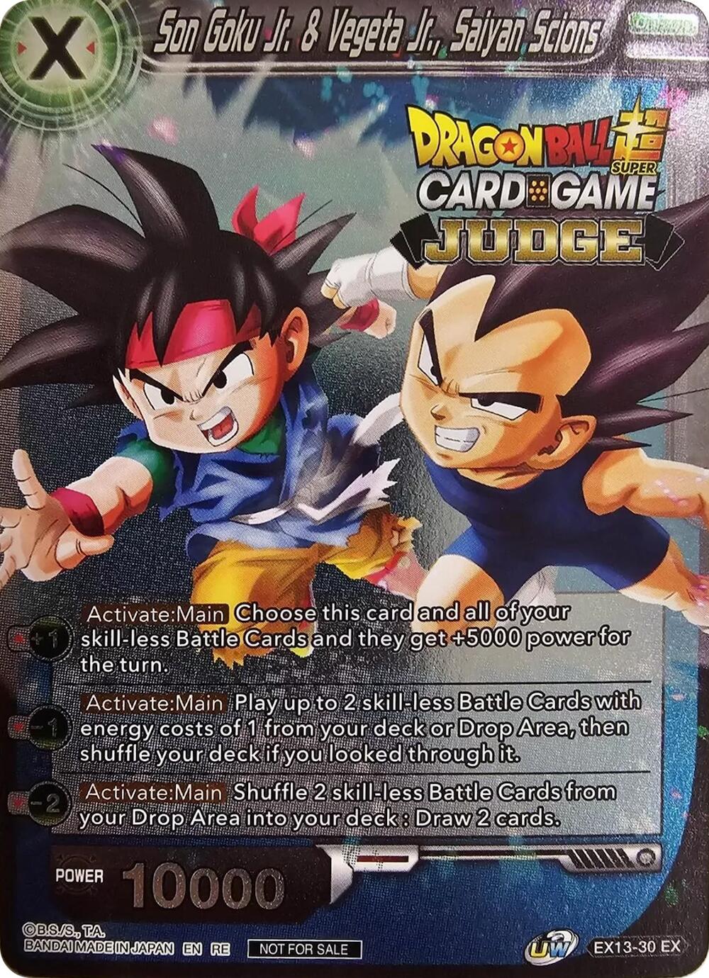 Son Goku Jr. & Vegeta Jr., Saiyan Scions (Judge Pack Vol.11)