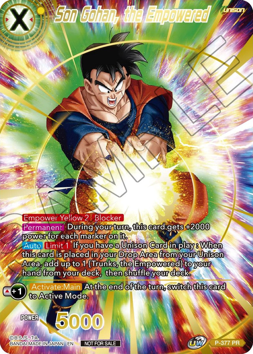 Son Gohan, the Empowered (Gold Stamped)