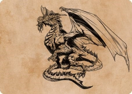 Ancient Silver Dragon Art Card (47/81)