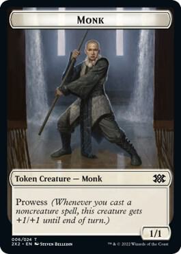 Faerie Rogue // Monk Double-Sided Token (Back)