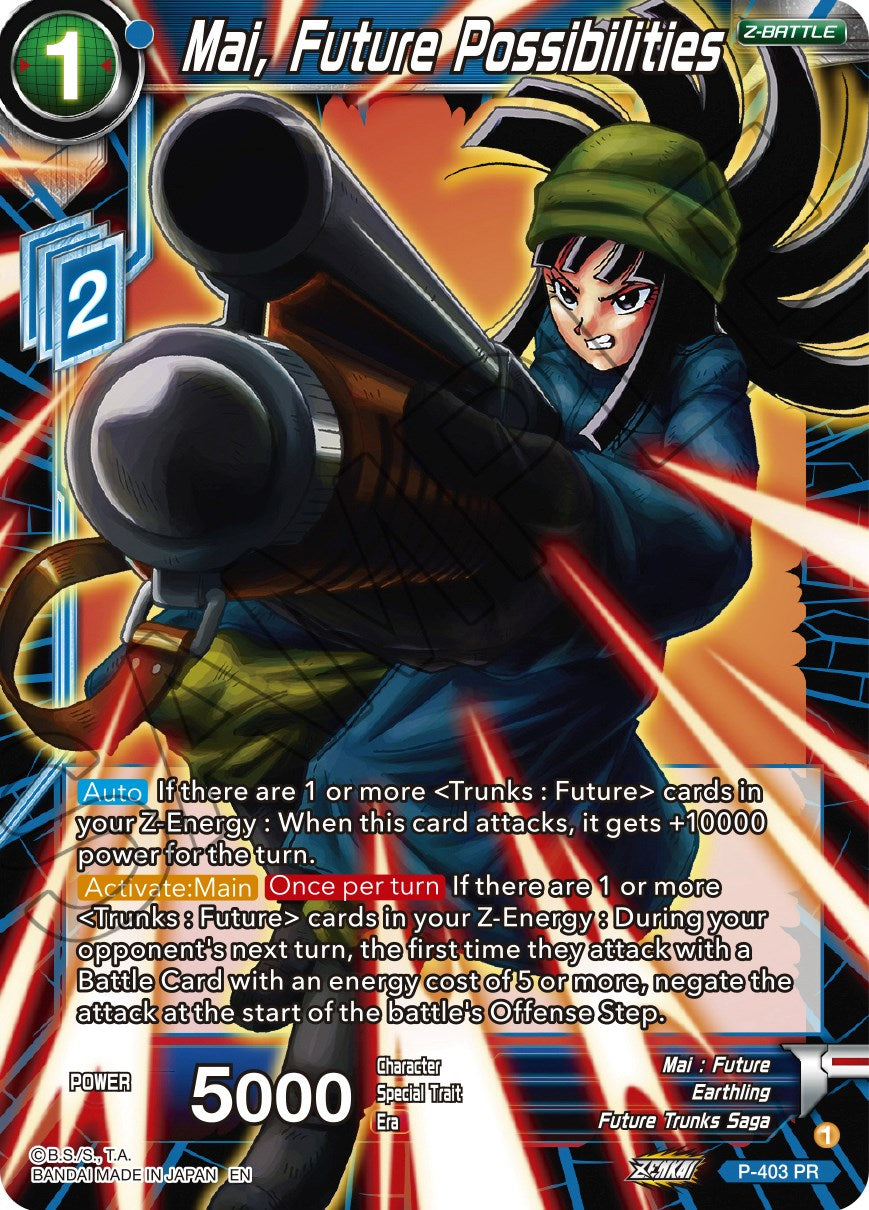 Mai, Future Possibilities