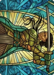 Shanna, Purifying Blade Art Card (77/81)