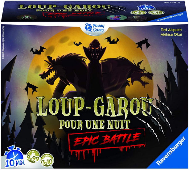 One Night Ultimate Epic Battle – French Edition Card Game