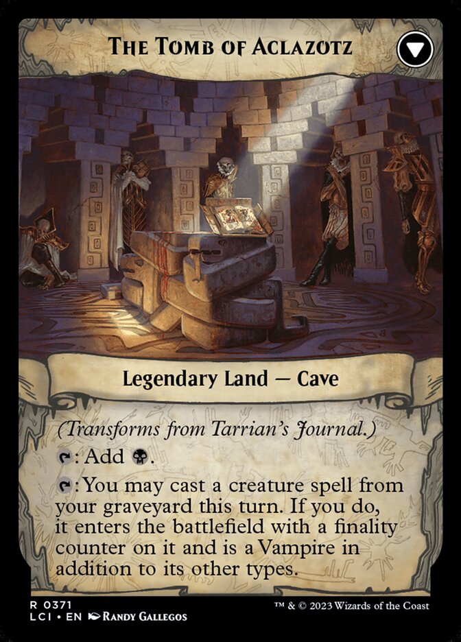 Tarrian's Journal (Extended Art) (Back)