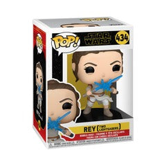 Funko 434 Rey Two Lightsabers