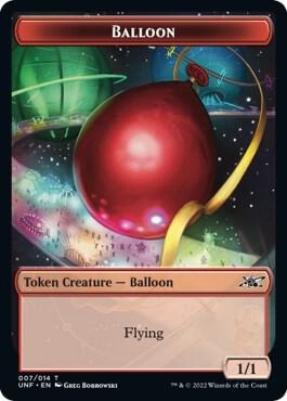 Cat // Balloon Double-sided Token (Back)
