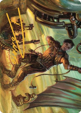 Mishra, Excavation Prodigy Art Card (Gold-Stamped Signature)