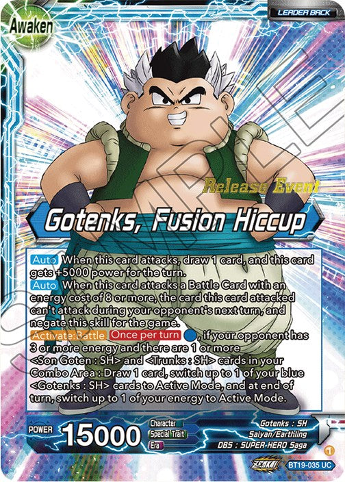 Son Goten & Trunks // Gotenks, Fusion Hiccup (Fighter's Ambition Holiday Pack)