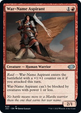 War-Name Aspirant