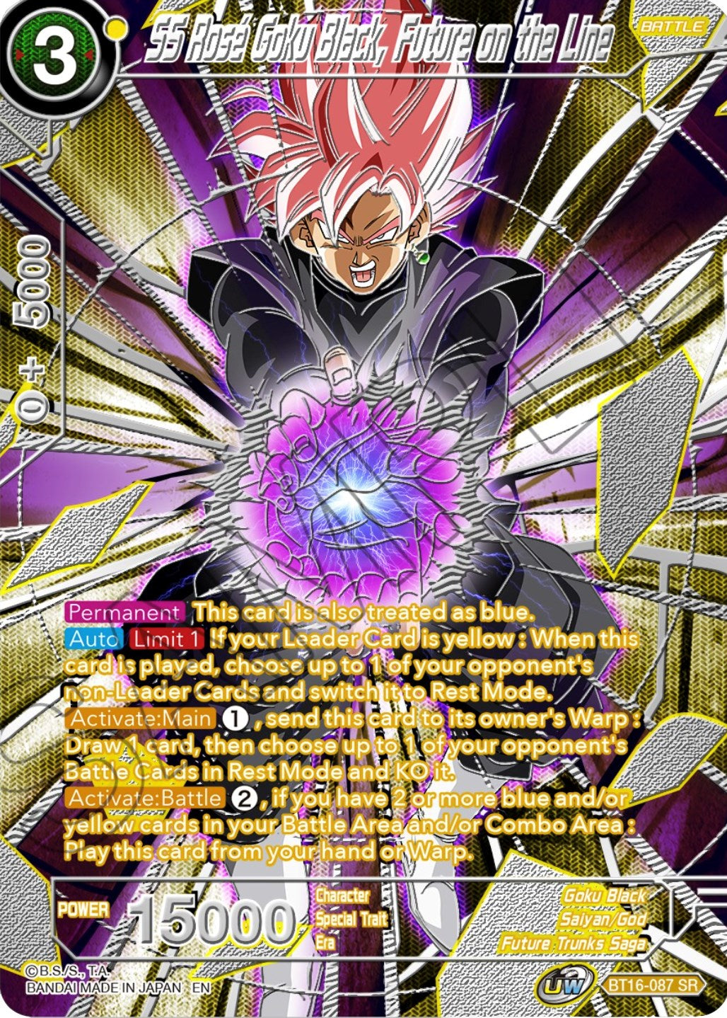 SS Rose Goku Black, Future on the Line