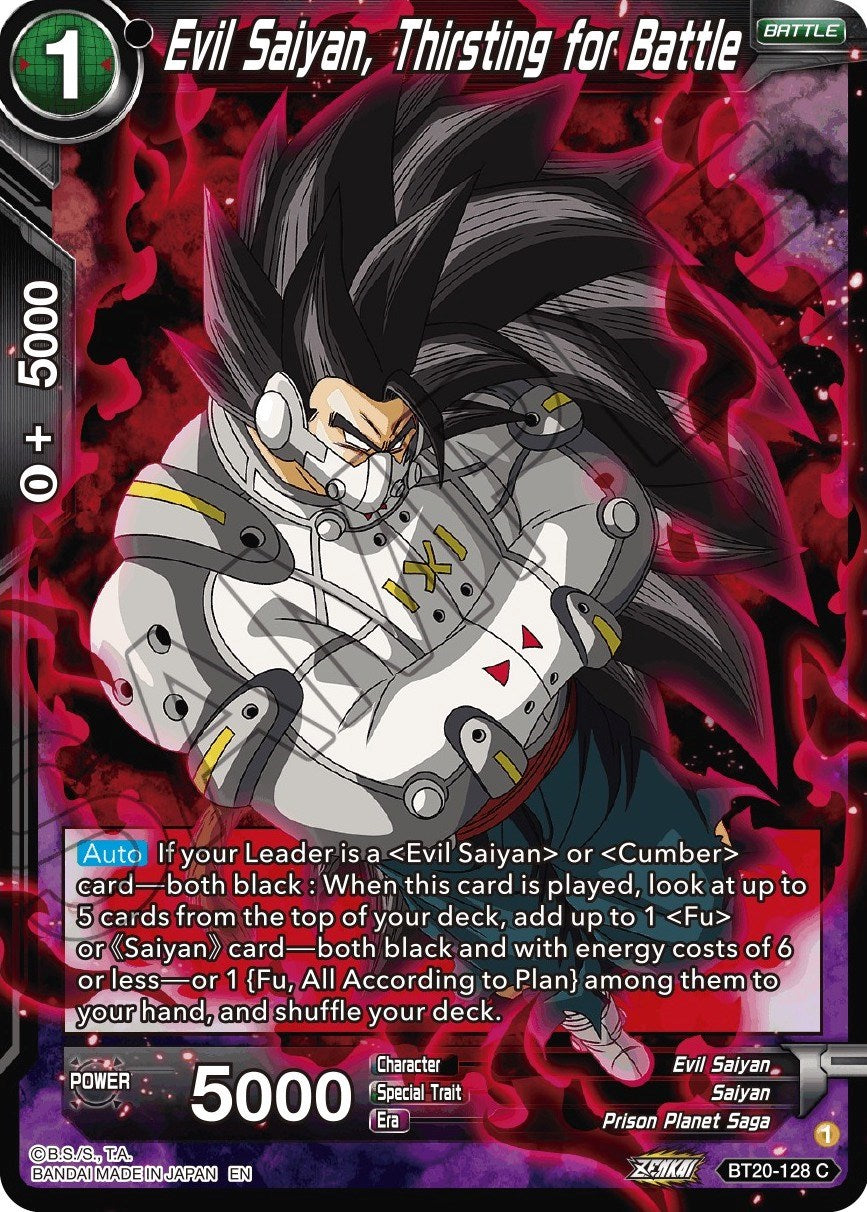 Evil Saiyan, Thirsting for Battle