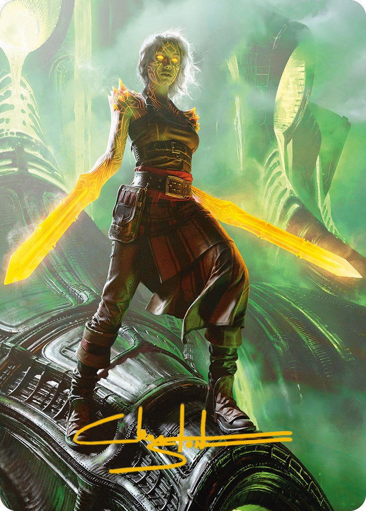 Nahiri, the Unforgiving Art Card (51/81) (Gold-Stamped Signature)
