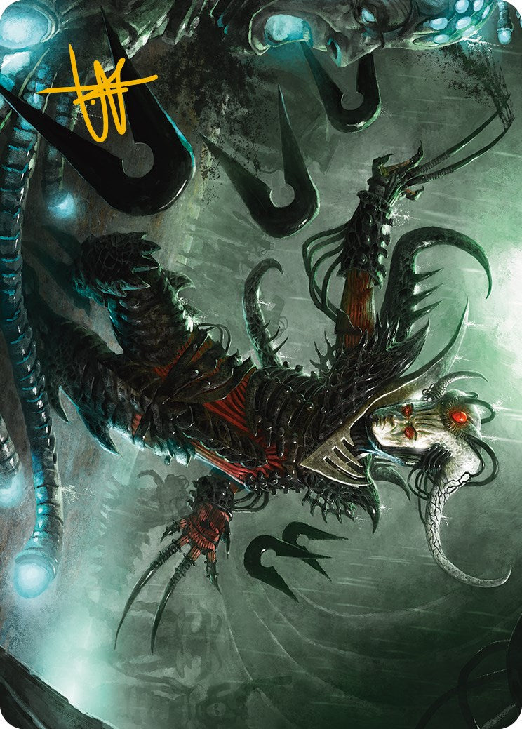 Vraan, Executioner Thane Art Card (Gold-Stamped Signature)