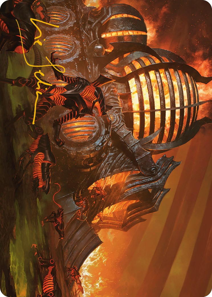 Urabrask's Forge Art Card (Gold-Stamped Signature)