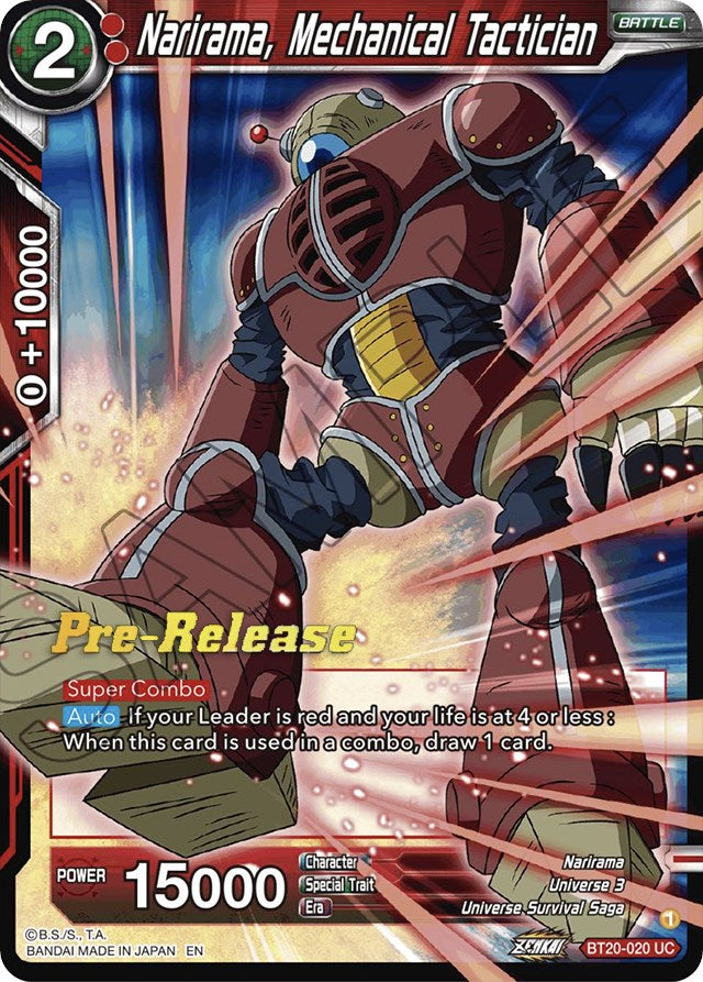 Narirama, Mechanical Tactician