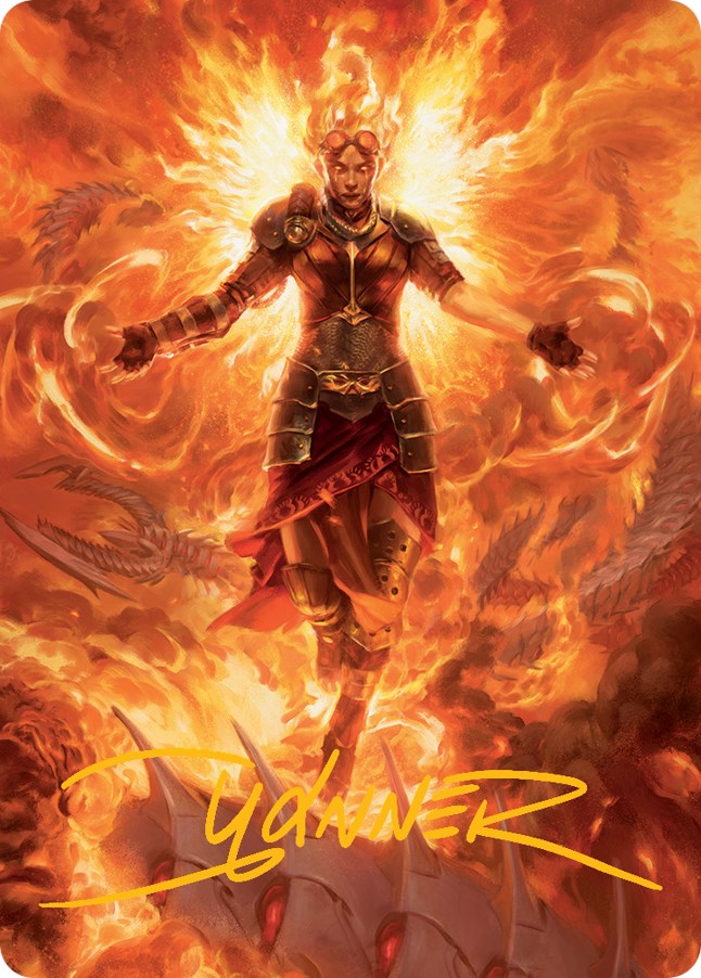 Chandra, Hope's Beacon Art Card (Gold-Stamped Signature)