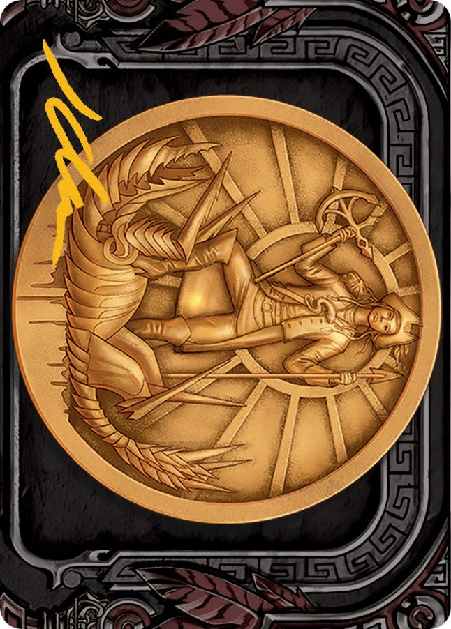 Captain Lannery Storm Art Card (Gold-Stamped Signature)