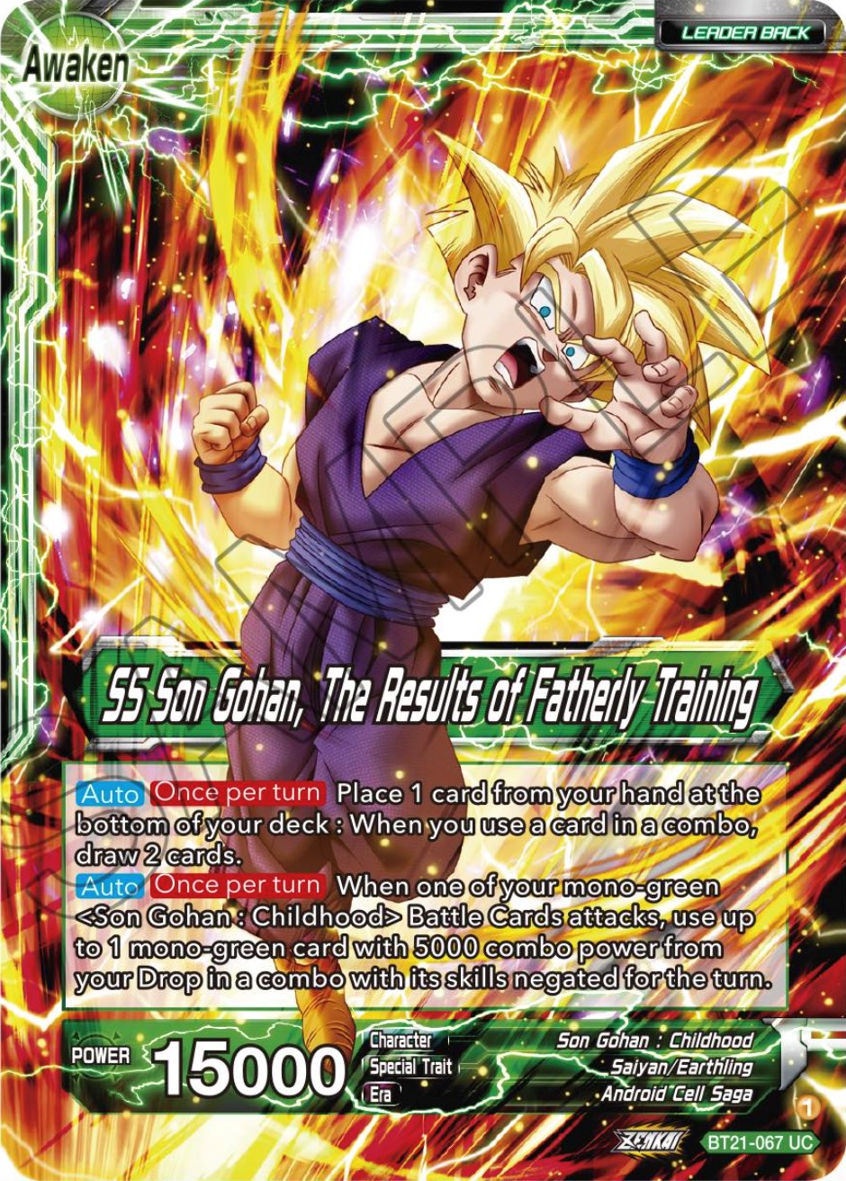 Son Gohan // SS Son Gohan, The Results of Fatherly Training