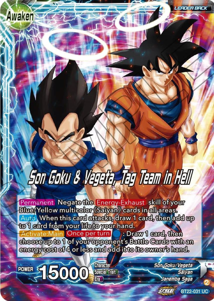Son Goku // Son Goku & Vegeta, Tag Team in Hell