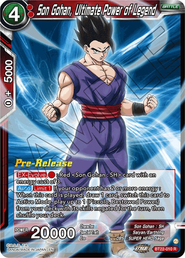Son Gohan, Ultimate Power of Legend