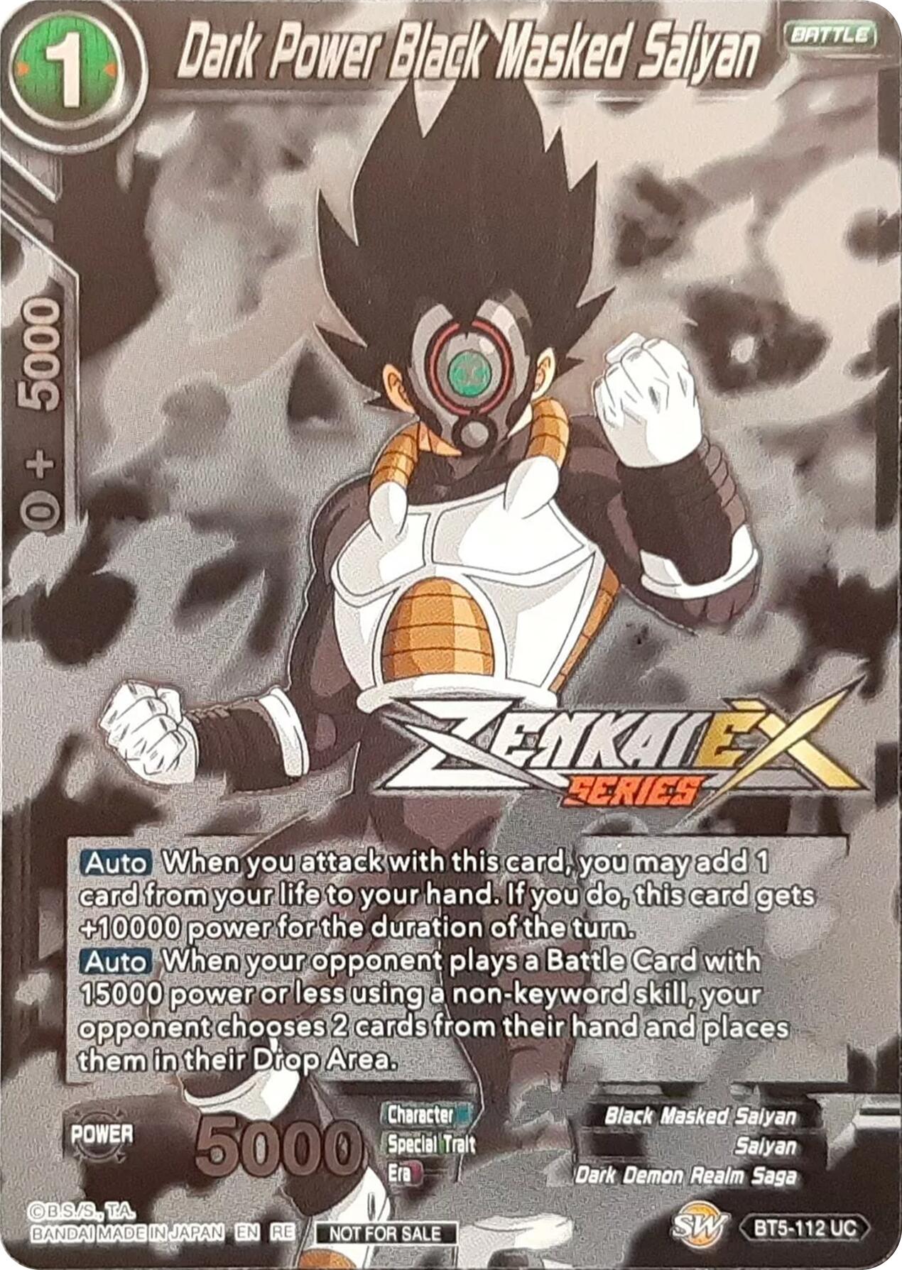 Dark Power Black Masked Saiyan (Event Pack 13)