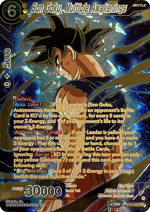 Son Goku, Multiple Awakenings (SPR)