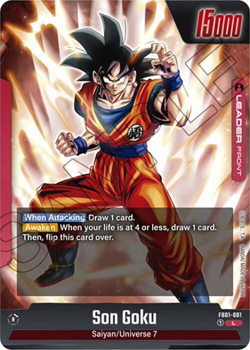 Son Goku - FB01-001 (Back)