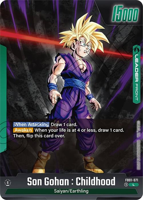 Son Gohan : Childhood - FB01-071 (Back)