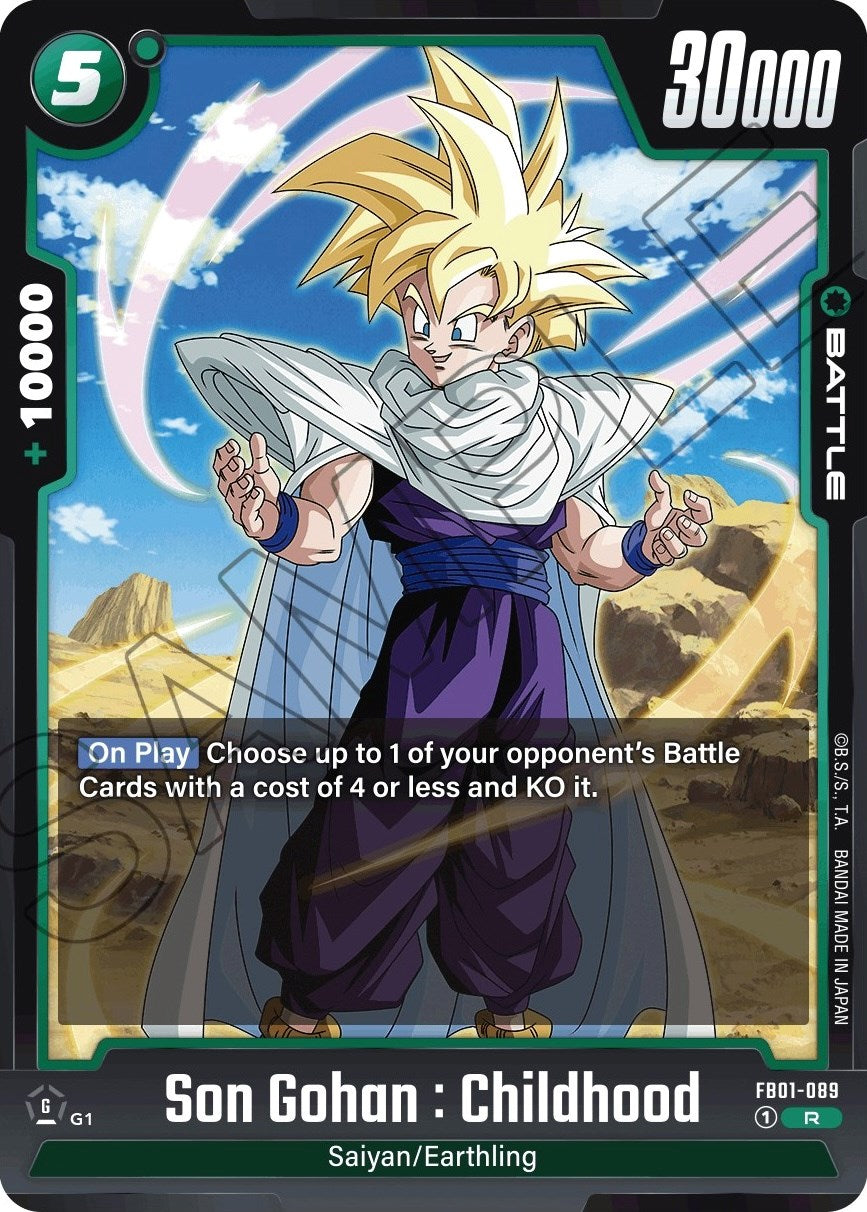 Son Gohan : Childhood - FB01-089