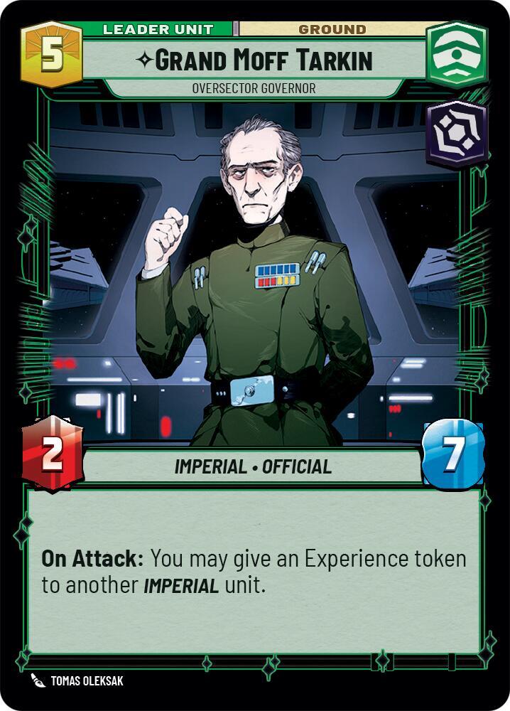 Grand Moff Tarkin - Oversector Governor (Back)