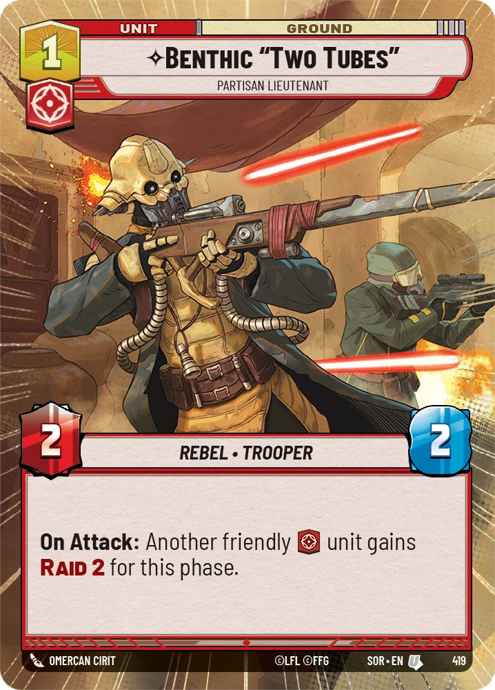 Benthic "Two Tubes" - Partisan Lieutenant (Hyperspace)