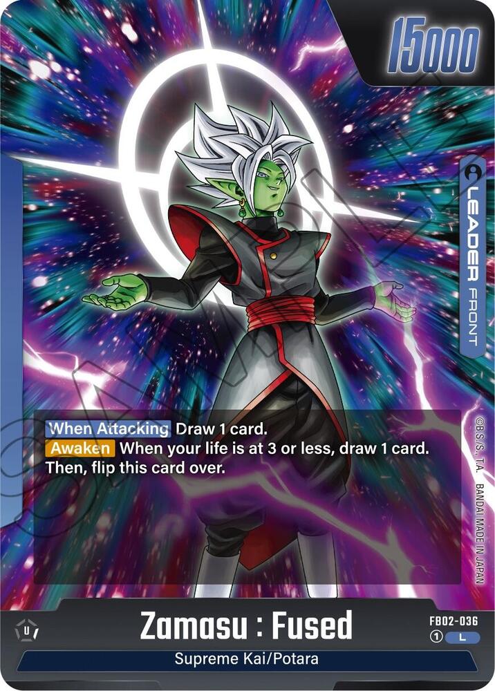 Zamasu : Fused - FB02-036 (Back)
