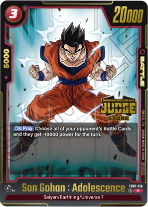 Son Gohan : Adolescence (Judge Pack (Store Judge) 01)