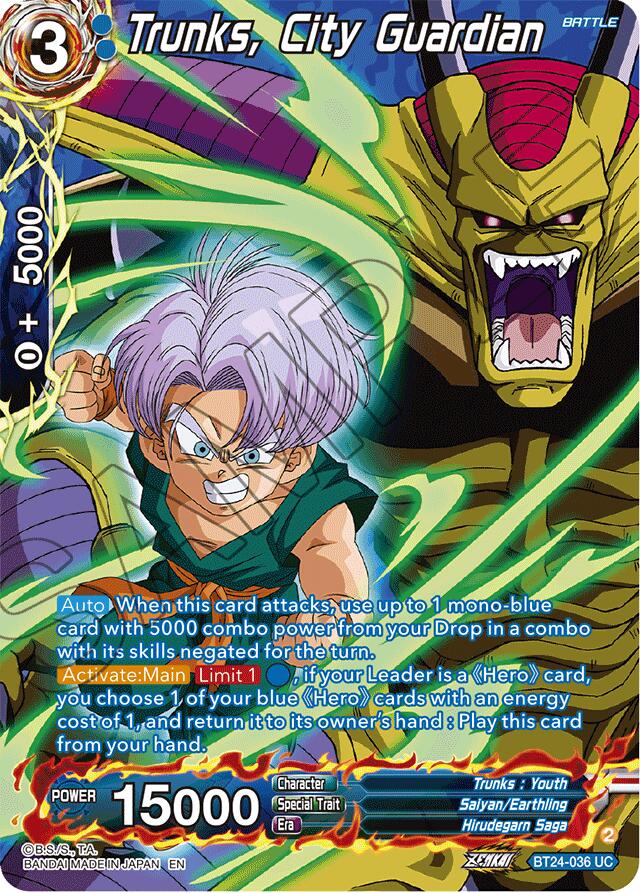 Trunks, City Guardian (Collector Booster Silver)
