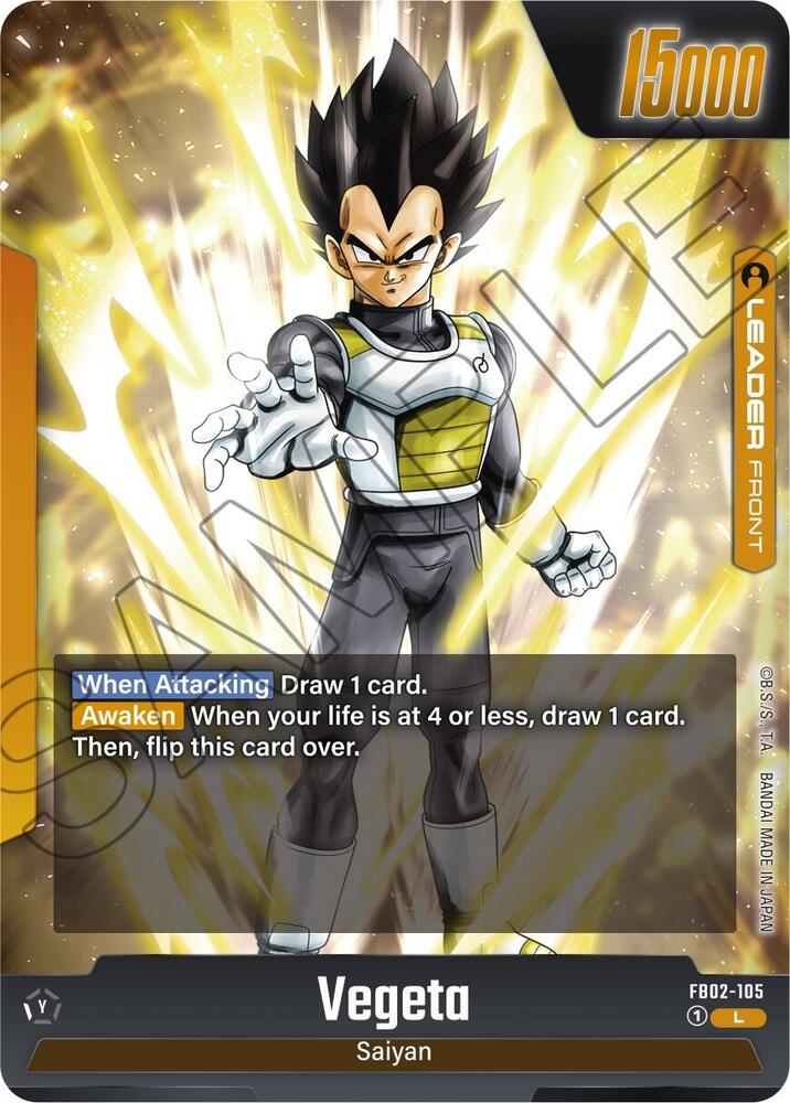 Vegeta - FB02-105 (Back)