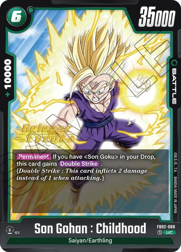 Son Gohan : Childhood - FB02-088