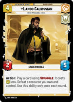 Lando Calrissian - With Impeccable Taste (Back)