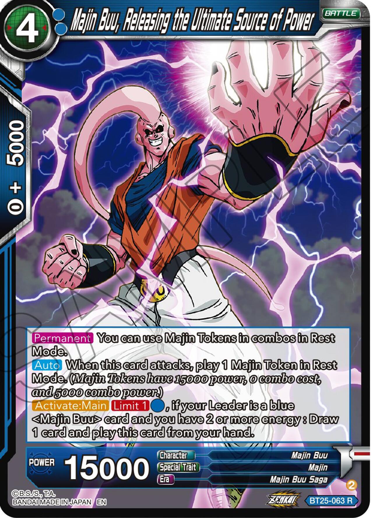 Majin Buu, Releasing the Ultimate Source of Power