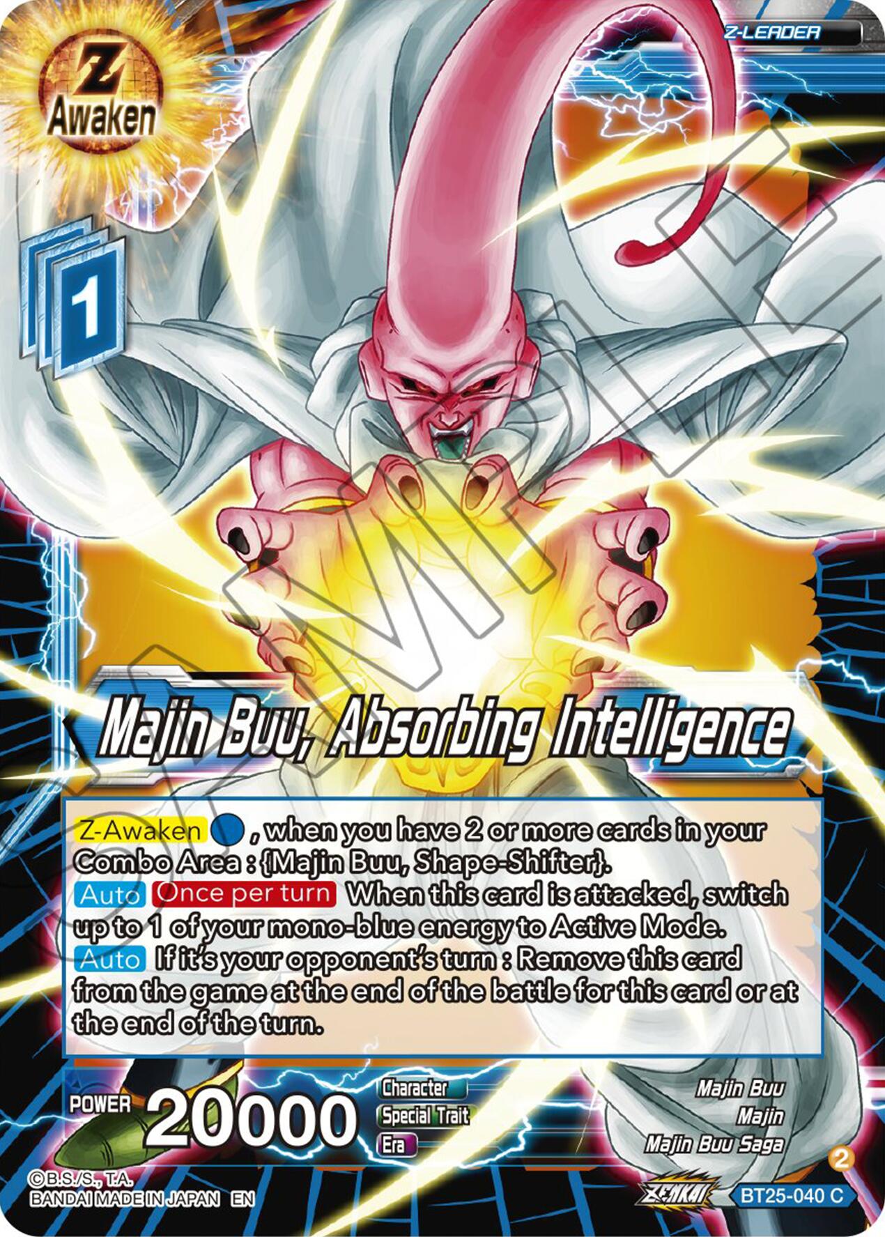 Majin Buu, Absorbing Intelligence