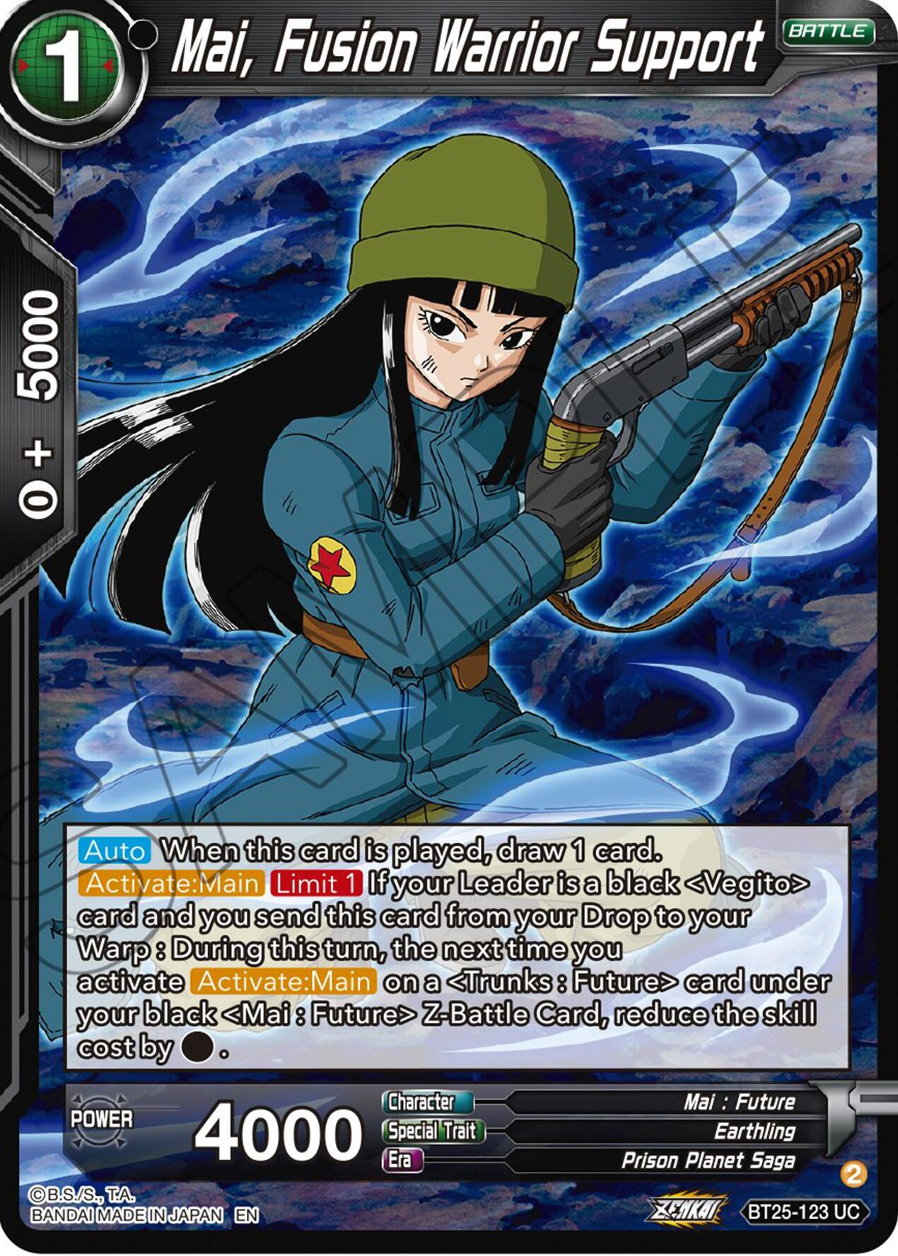 Mai, Fusion Warrior Support
