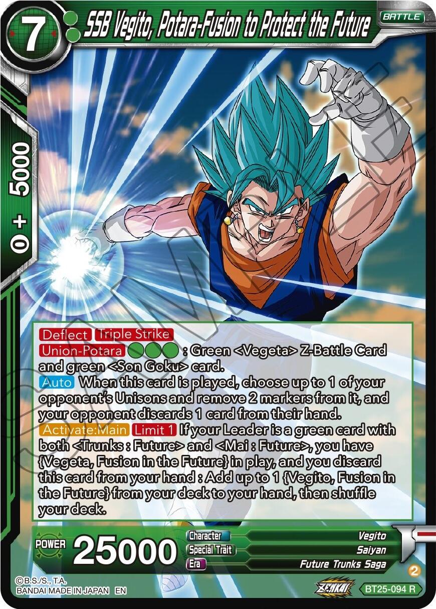 SSB Vegito, Potara-Fusion to Protect the Future