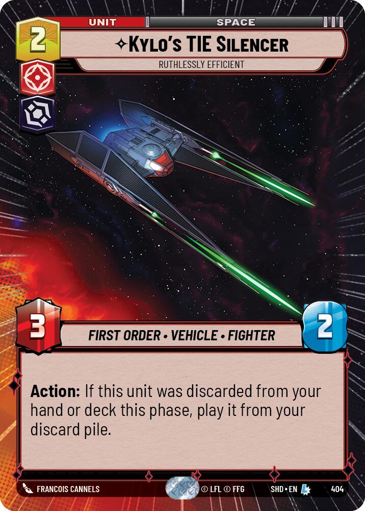 Kylo's TIE Silencer - Ruthlessly Efficient (Hyperspace)